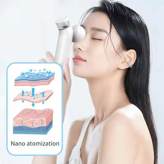 Nano spray Eye Steam moisturizing anti-aging Sprayer Multi-functional Beauty Eye instrument Hot and Cold mist Facial sprayer